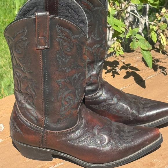 Laredo Cowboy Boots Mens 10EW - Picture 3 of 8